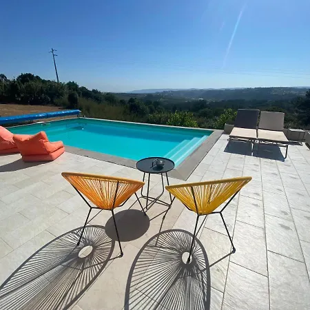 Villa White Lagoon, 6 Guests, 2 Bathrooms, Heated Private Pool, Amazing View, Ac, Fully Equiped ! Alfeizerao